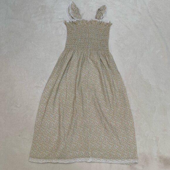 Vintage 70s Style Prairie Cottage Floral Long Dress - Picture 3 of 3